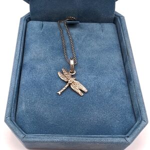 Sterling Silver Dragonfly Necklace